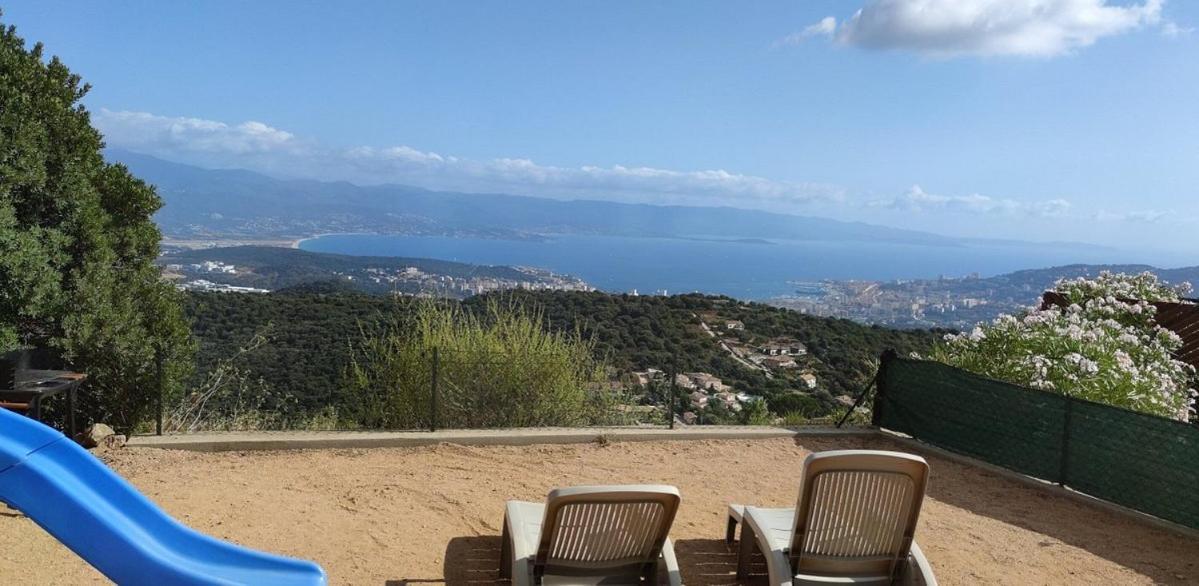 Gites Sassone, Vue Panoramique Sur Ajaccio Et La Mer Alata Exterior photo